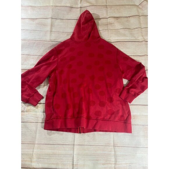 Disney Store Official Merch Red Minnie Mouse Fullo Zip Hooded Sweater - 2XL - Picture 11 of 12